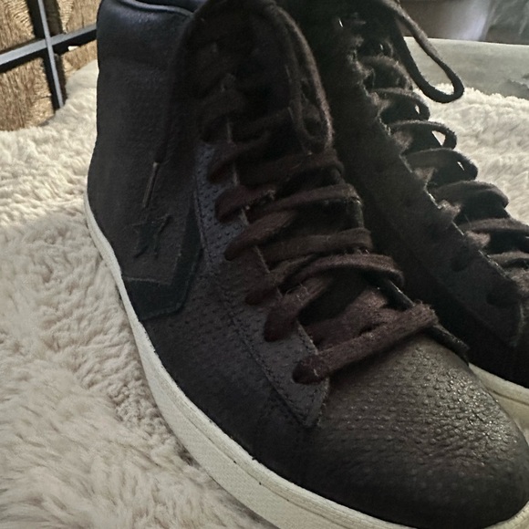 Men’s Converse Pro Leather 76 Mid Black Size 11 - Picture 6 of 14